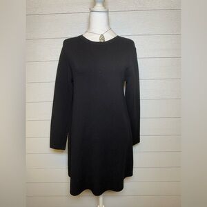 Zara women’s Classic Black Long Sleeve Dress large